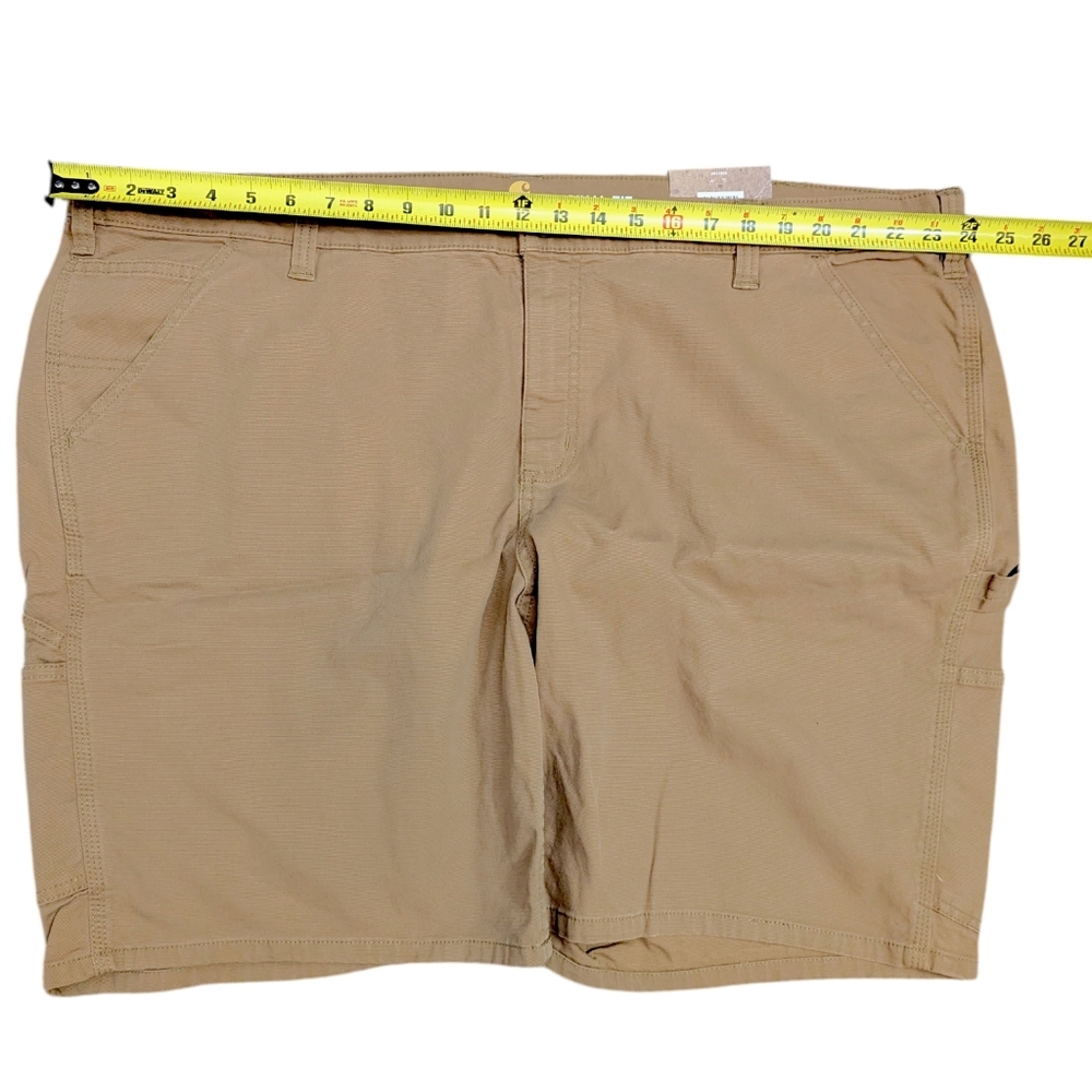 Carhartt Women's ORIGINAL Fit Crawford Short Plus - 24W Rugged Flex - 102094 257 - Picture 10 of 13